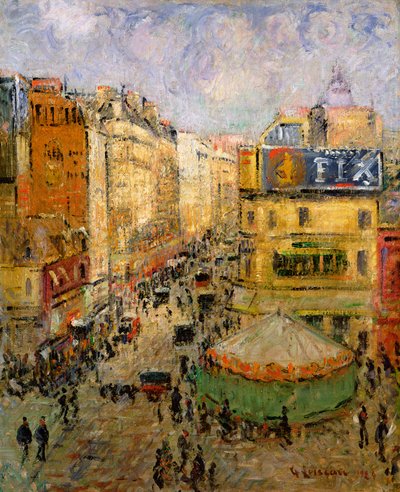 Rue de Clignancourt, 1924 von Gustave Loiseau